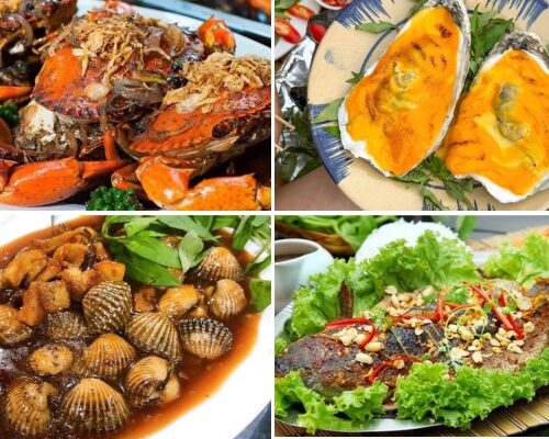 Cac Mon Nhau Hai San Hap Dan La Mieng